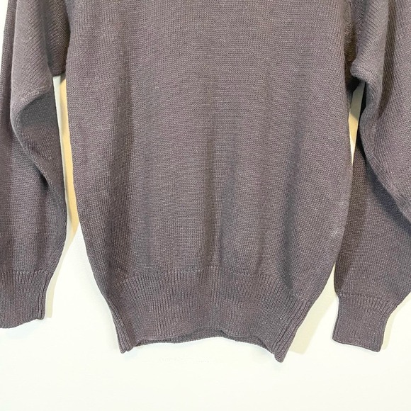 Vintage Claudia Barnes Women's Black Beaded Gemstone Crew Neck Sweater Medium - Picture 10 of 10